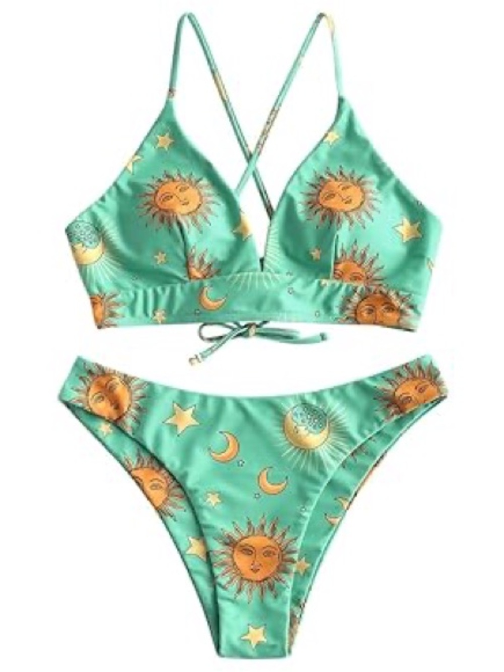 Sun & Moon Mint Green Swim Bikini
